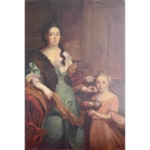 Oil On Canevas 18th Century