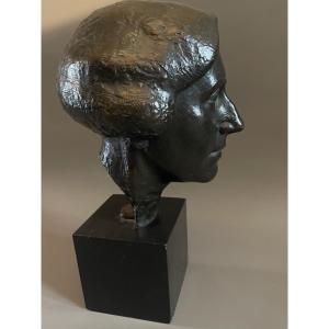 Bust Of Lady By Valsuani