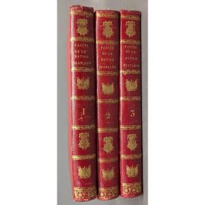 3 volumes in folio 1825 "Fastes de la Nation Francaise