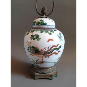 Vase monté porcelaine de Chine 19eme