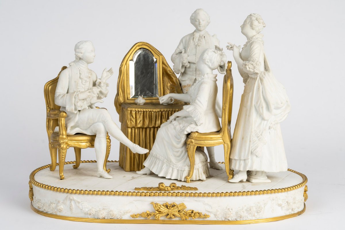 Groupe en Biscuit de Sèvres