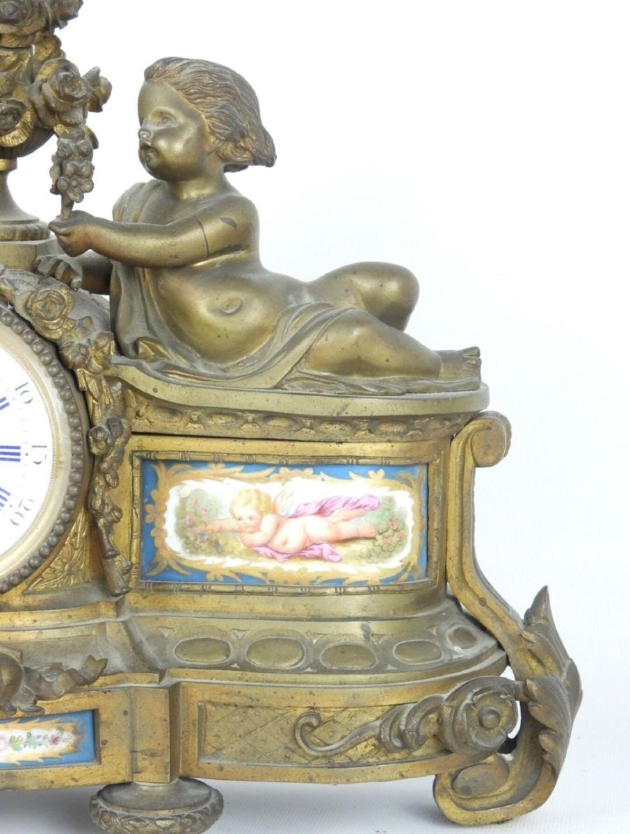 PENDULE EN BRONZE-photo-3