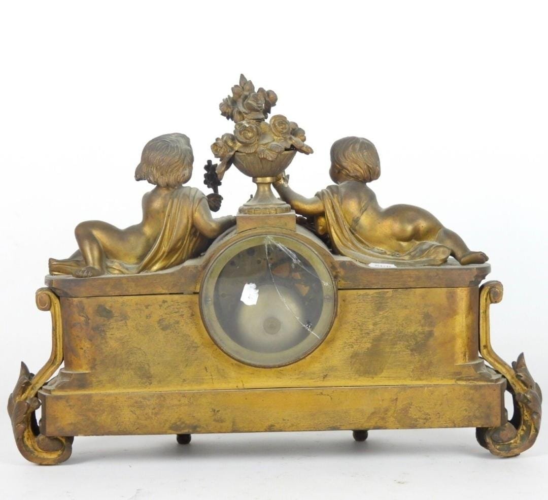 PENDULE EN BRONZE-photo-1