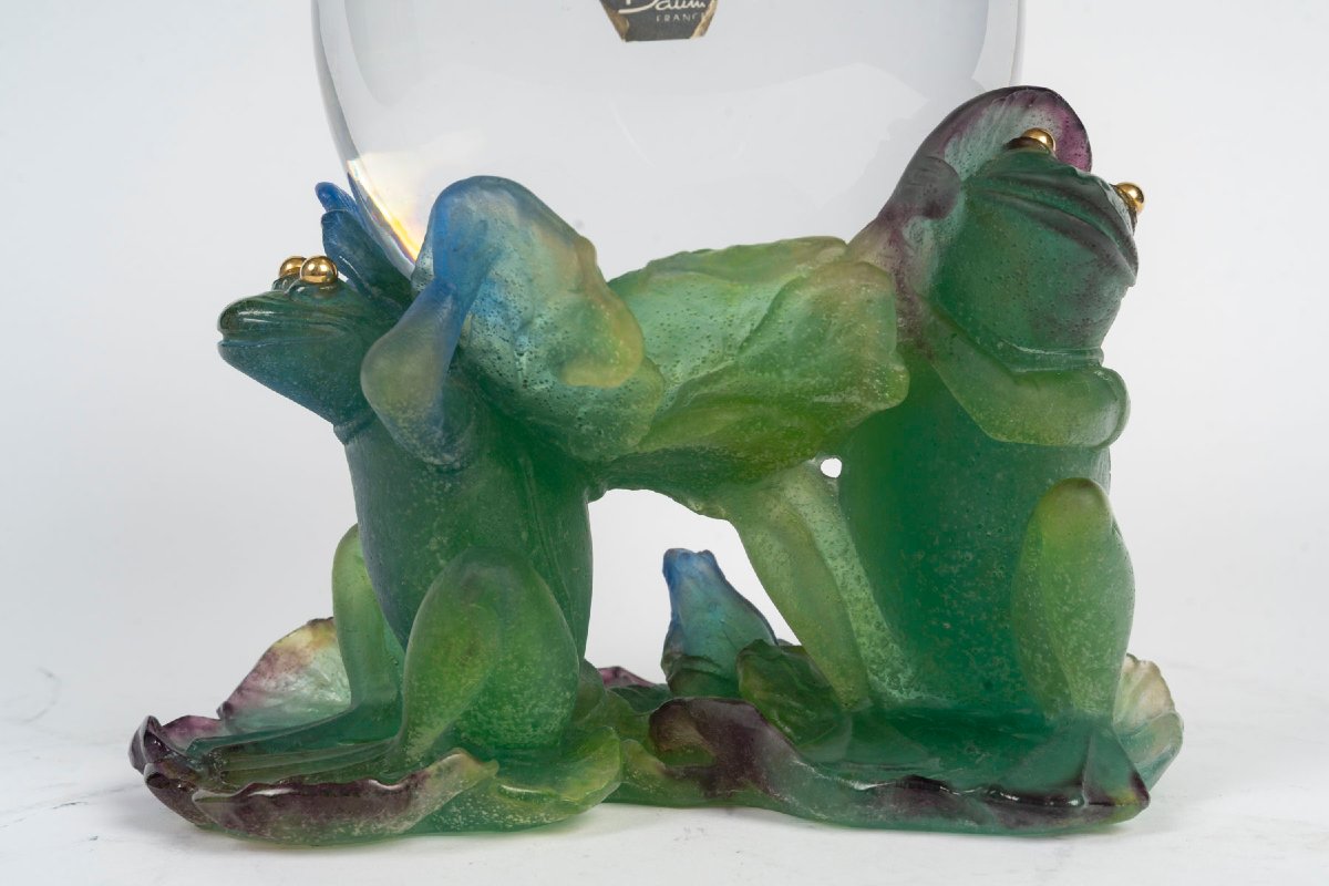 Daum France Frog-shaped Clock-photo-3