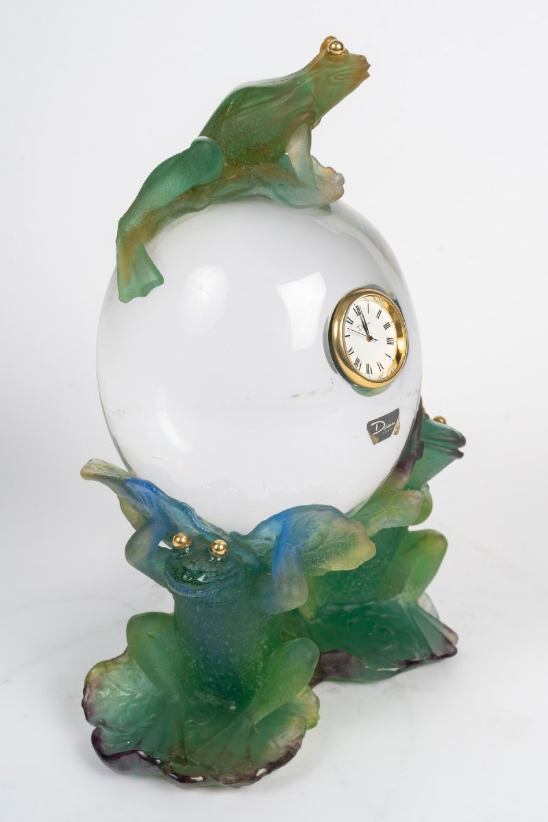 Daum France Frog-shaped Clock-photo-4