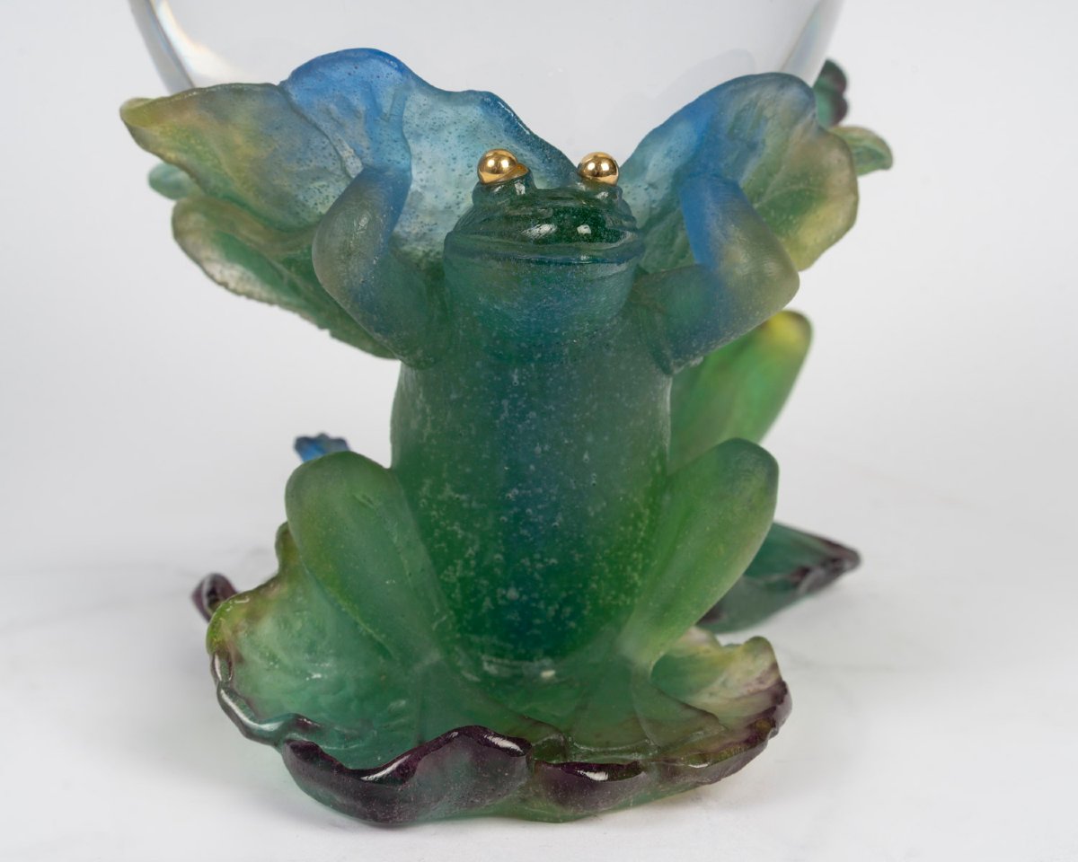 Daum France Frog-shaped Clock-photo-1