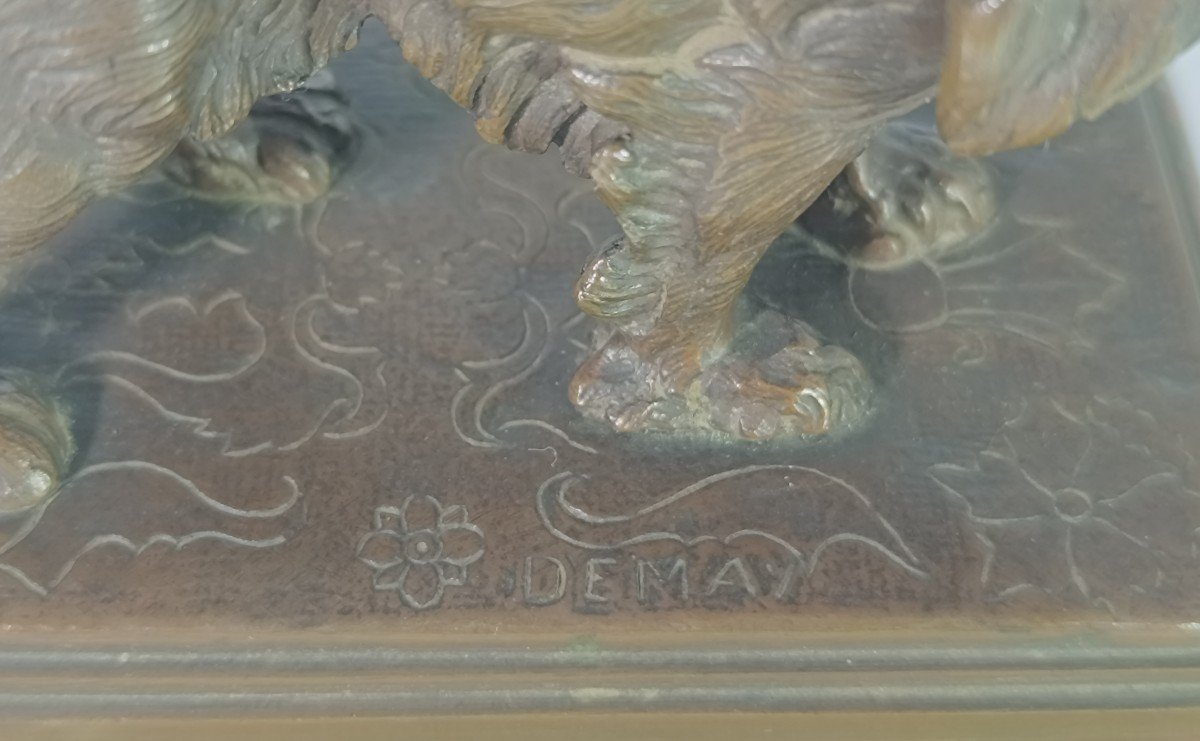 Bronze Cavalier King Charles / Germain Demay-photo-3