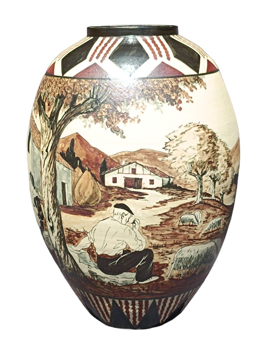 Grand Vase Grès Ciboure VE-photo-2