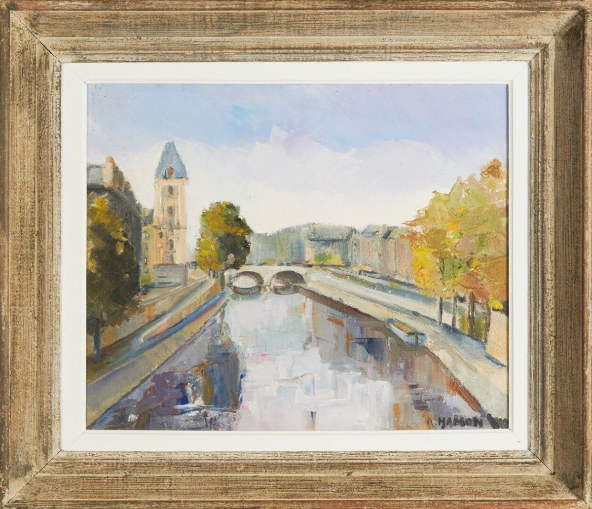 Roland Hamon HST "la seine du pont neuf"
