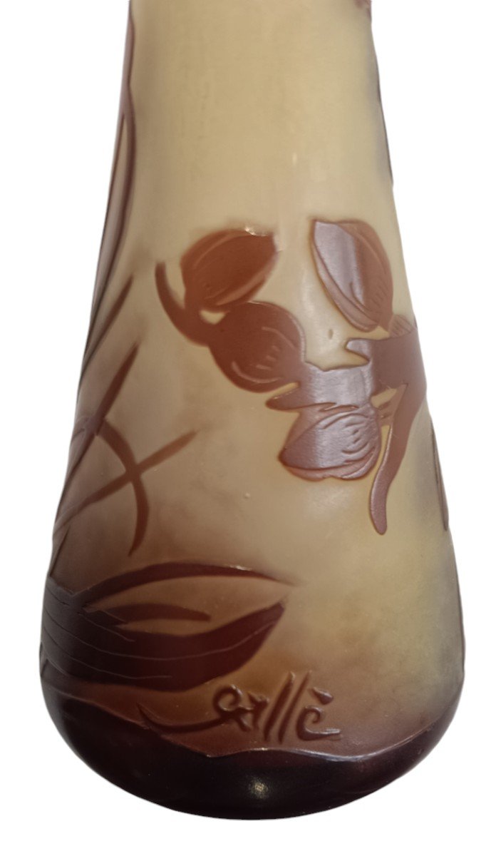 Small Gallé Soliflore Vase -photo-1