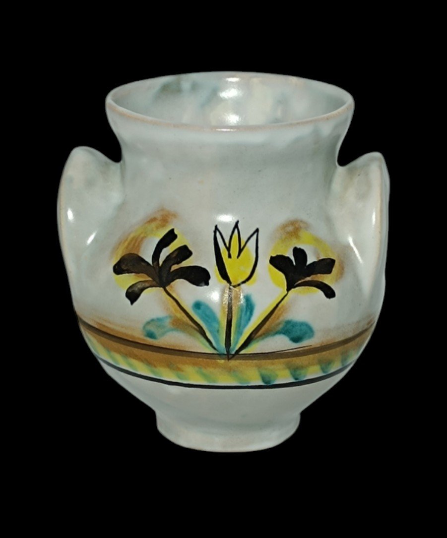 Vase à oreilles céramique Roger Capron 