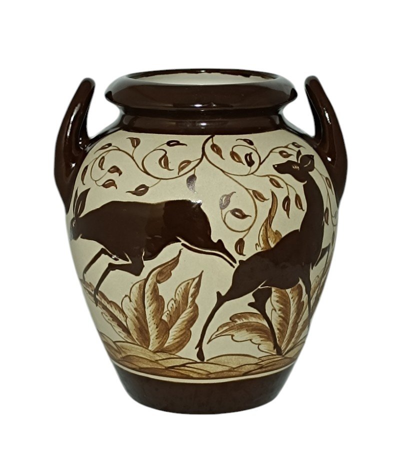 Ciboure Rf / R. Le Corrone Stoneware Vase-photo-3
