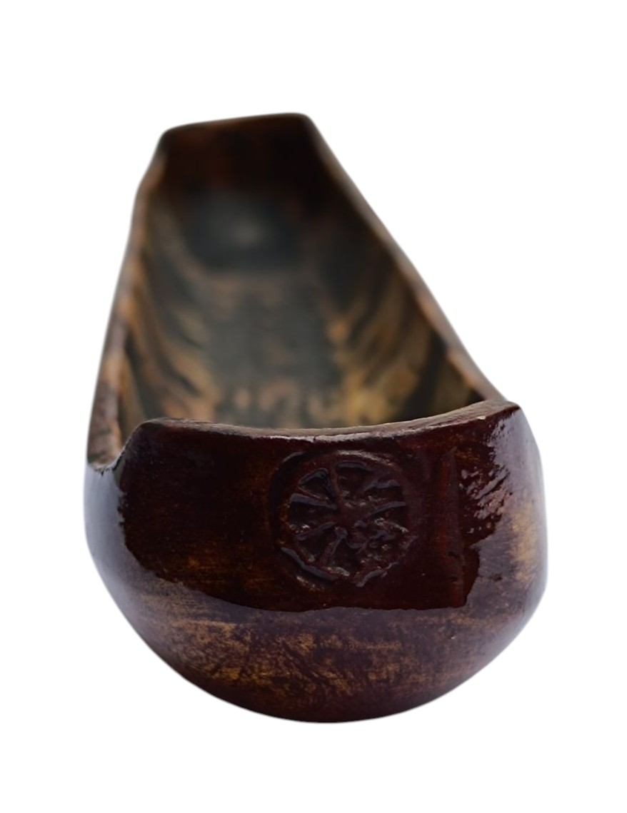 Coupe pirogue céramique Eugène Fidler-photo-1