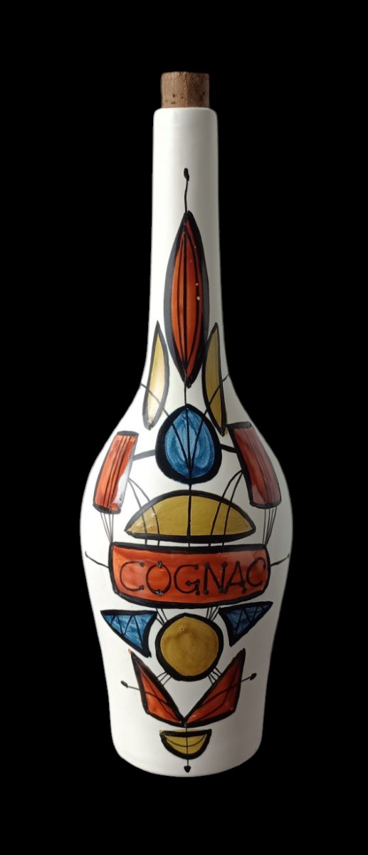 Bouteille Cognac Roger Capron / Vallauris 