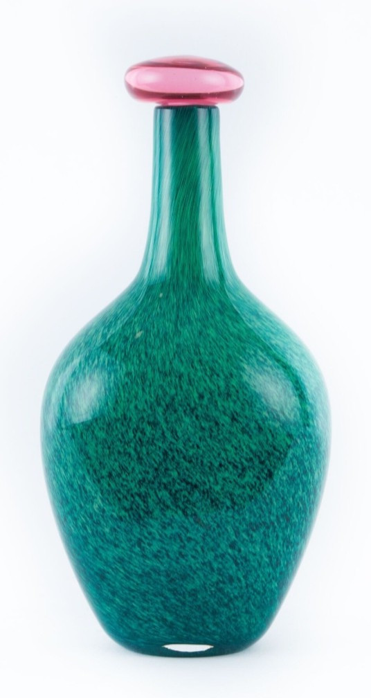 Bouteille en verre Murano / Barovier & Toso / Toni Zuccheri 