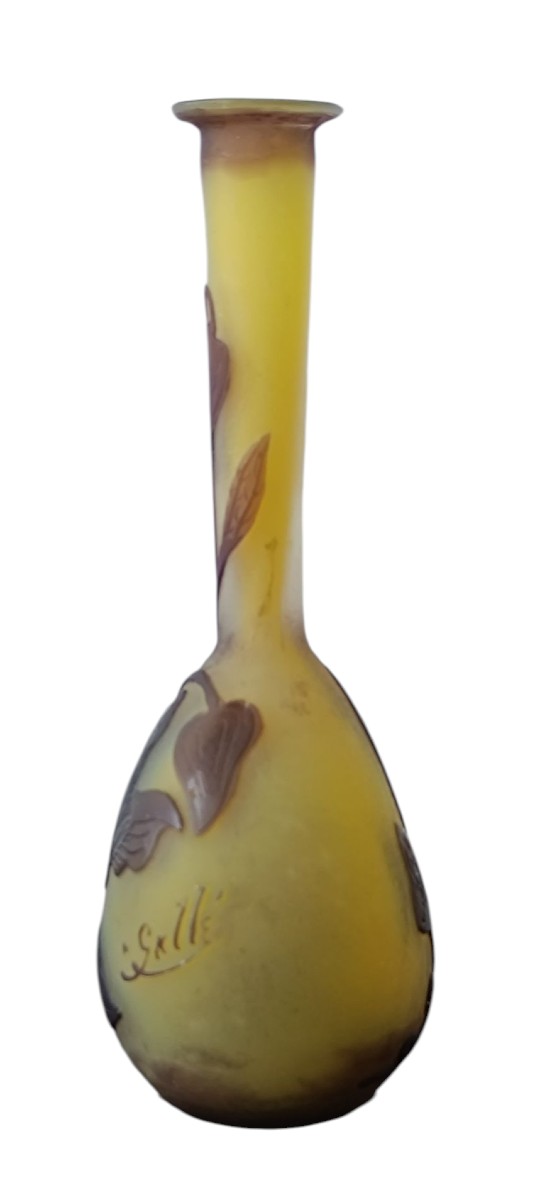 Vase soliflore Émile Gallé -photo-2