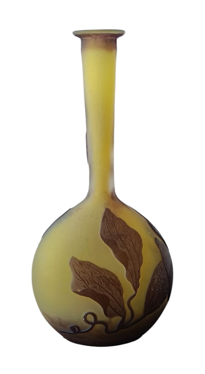Vase soliflore Émile Gallé -photo-3