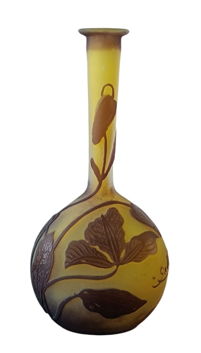 Vase soliflore Émile Gallé 