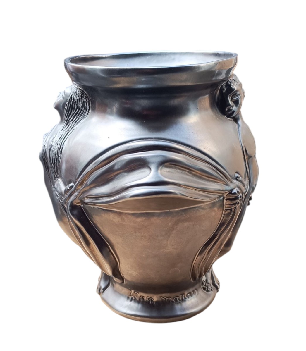 Vase en céramique "Adam et Ève" Jean Marais -photo-2