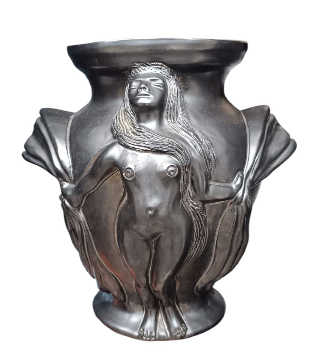 Vase en céramique "Adam et Ève" Jean Marais -photo-3