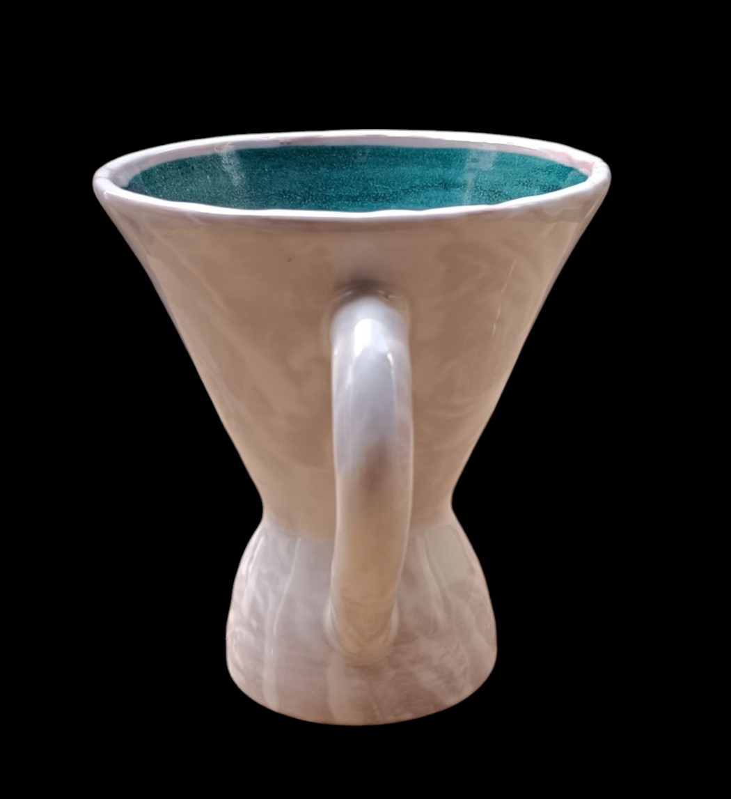 Vase oreille en céramique Jean Austruy / Vallauris -photo-3