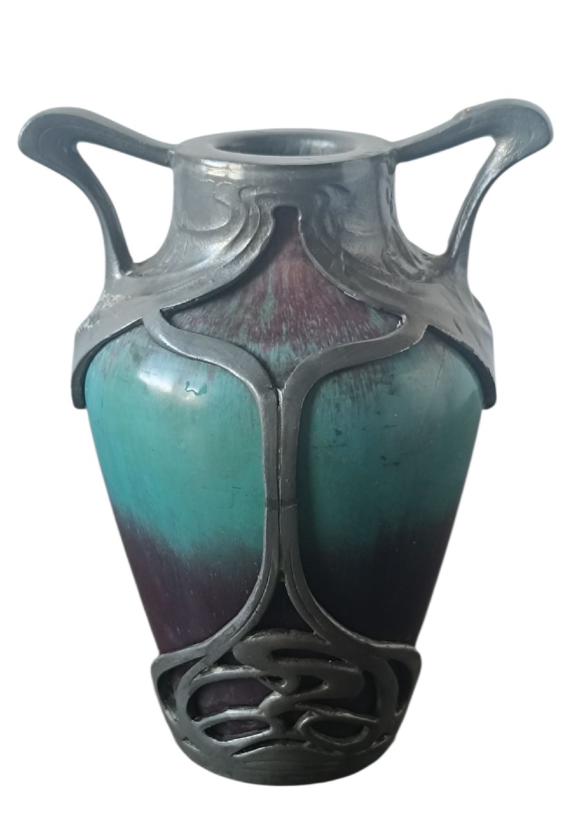 Art Nouveau Vase By Eugène Baudin / Lucien Gaillard -photo-3