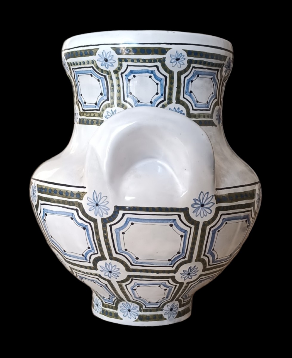 Large Ear Vase R. Capron / Vallauris-photo-2