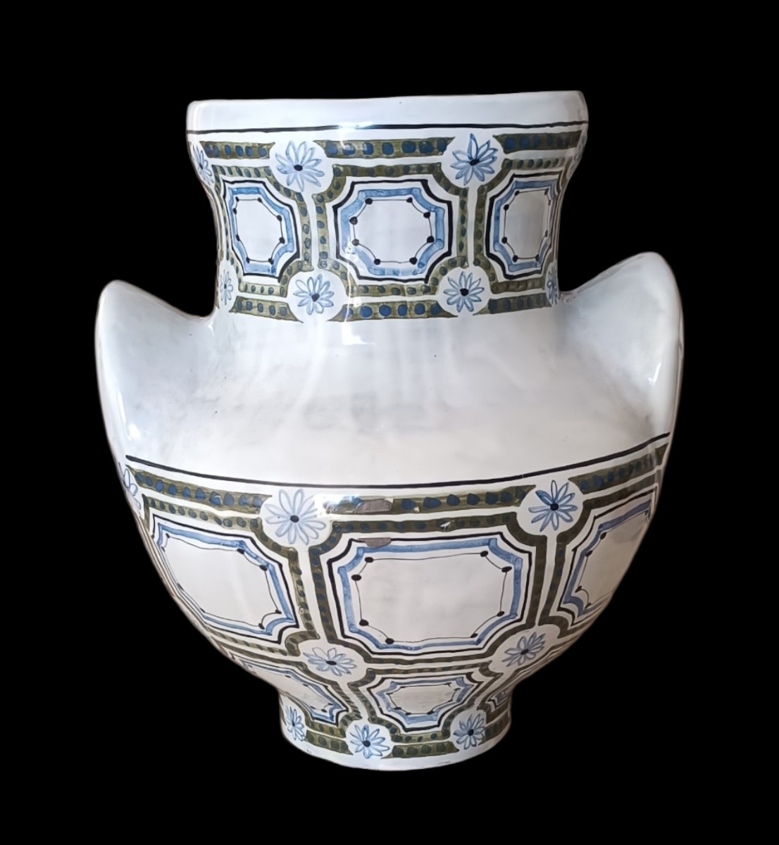 Large Ear Vase R. Capron / Vallauris-photo-3