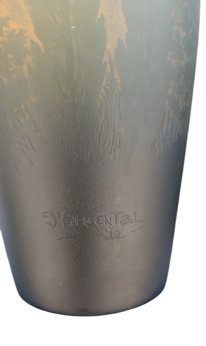 Vase d'Argental Paul Nicolas-photo-2