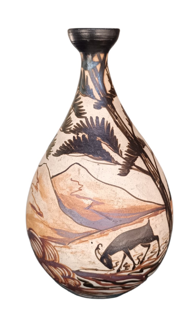Stoneware Soliflore Vase Ve Ciboure-photo-3