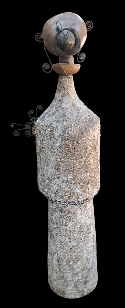 Large Ceramic Musician Sculpture Raphaël Giarrusso-photo-2