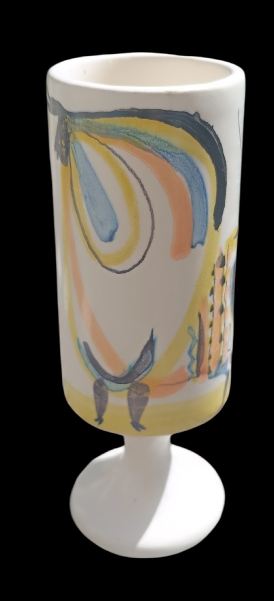 Roger Capron / Vallauris Ceramic Orangeade Set-photo-5