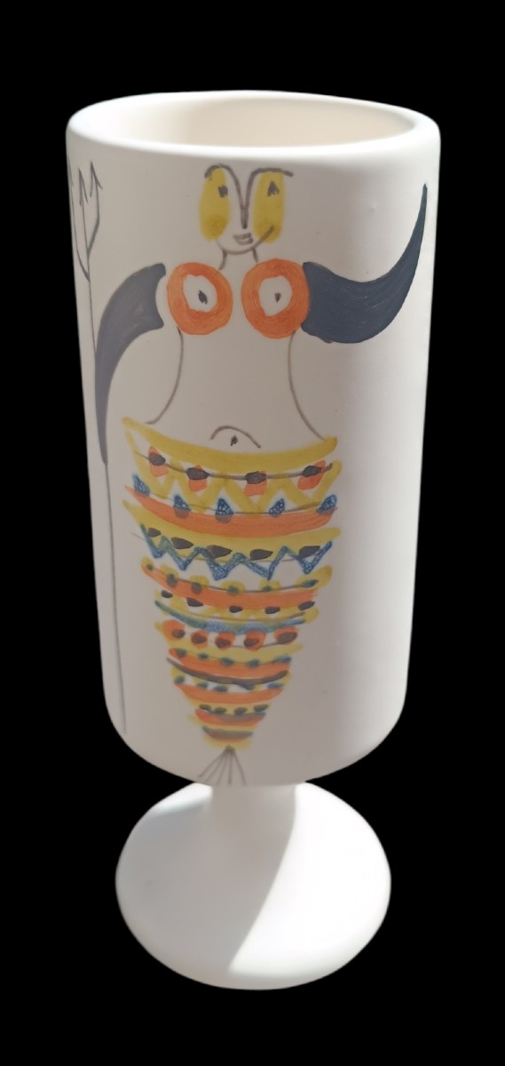 Roger Capron / Vallauris Ceramic Orangeade Set-photo-6