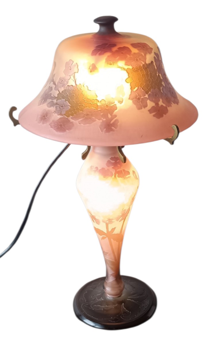 Lampe champignon Émile Gallé -photo-2