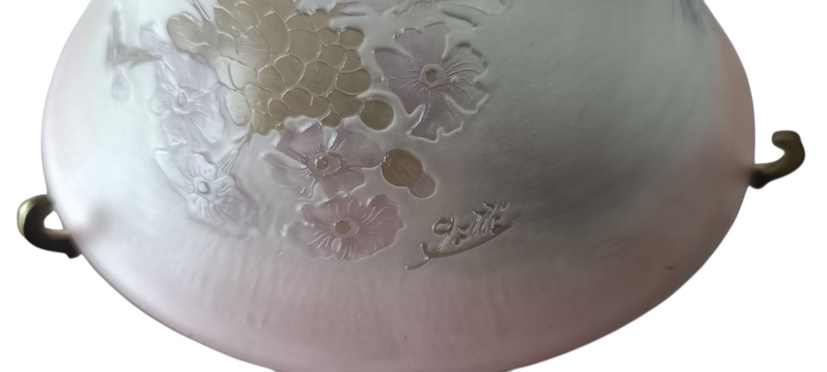 Lampe champignon Émile Gallé -photo-2