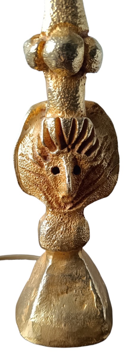 Lampe totem en bronze Pierre Casenove / Fondica-photo-2