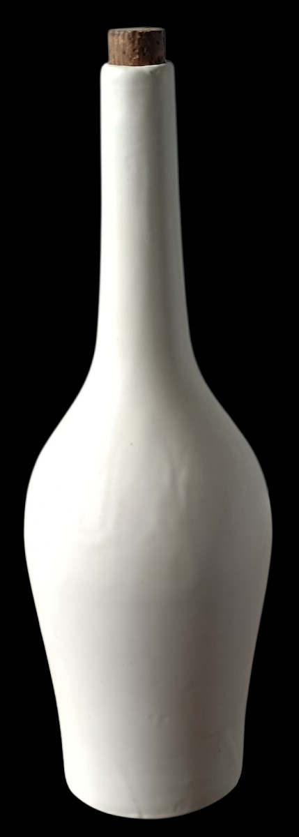 Bouteille cognac en céramique Roger Capron / Vallauris -photo-3