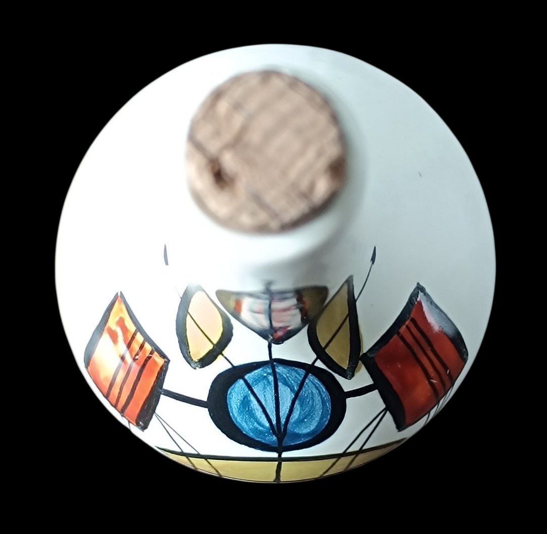 Bouteille cognac en céramique Roger Capron / Vallauris -photo-1