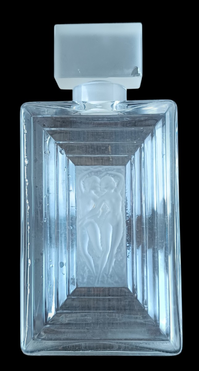 Flacon parfum modèle "Duncan" Lalique France -photo-3
