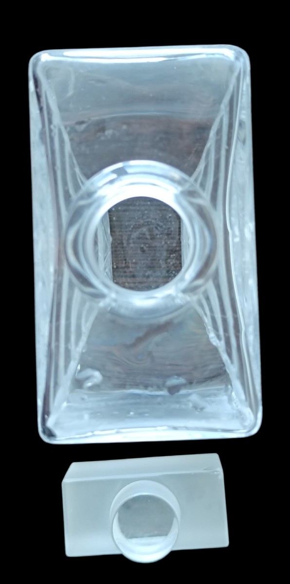 Flacon parfum modèle "Duncan" Lalique France -photo-3