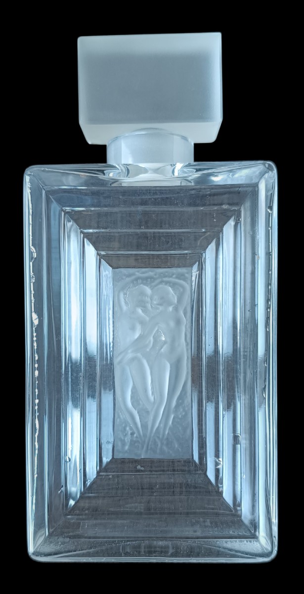 Flacon parfum modèle "Duncan" Lalique France 