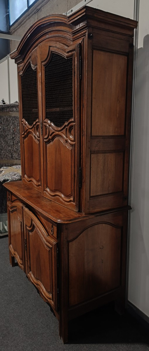 Buffet 2 corps Ile de France en noyer / XVIIIe-photo-2