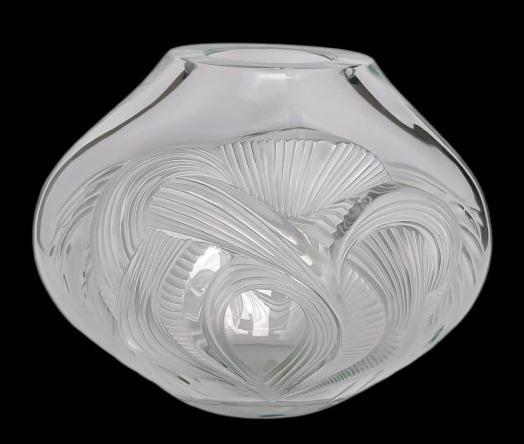 Vase modèle tresses Lalique France / Édition limitée -photo-2