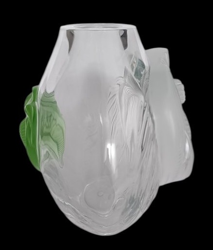 Vase modèle tresses Lalique France / Édition limitée -photo-4