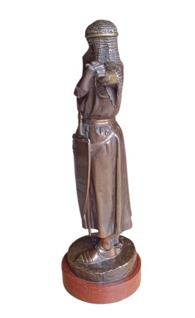 Sculpture bronze "CREDO" Emmanuel Frémiet-photo-3