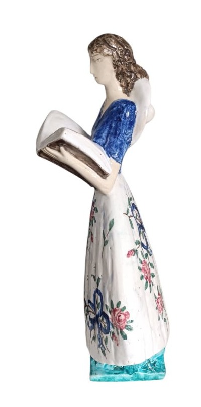 Sculpture "la liseuse" Édouard Cazaux -photo-2