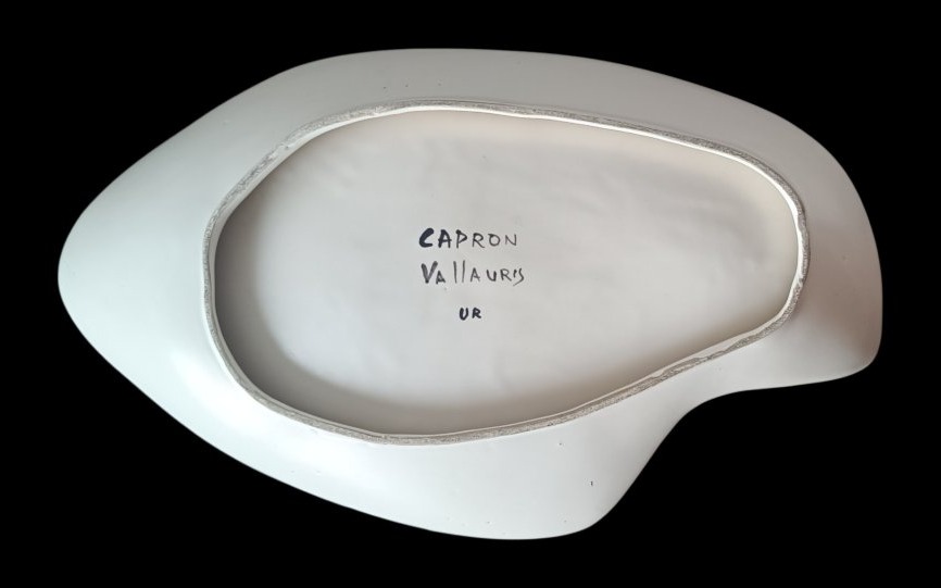 Grande coupe forme libre Roger Capron / Vallauris -photo-2