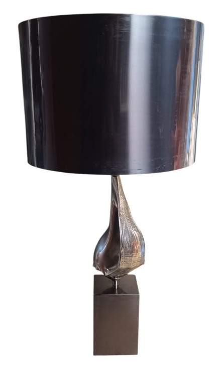 Maison Charles Bronze Seashell Lamp -photo-3