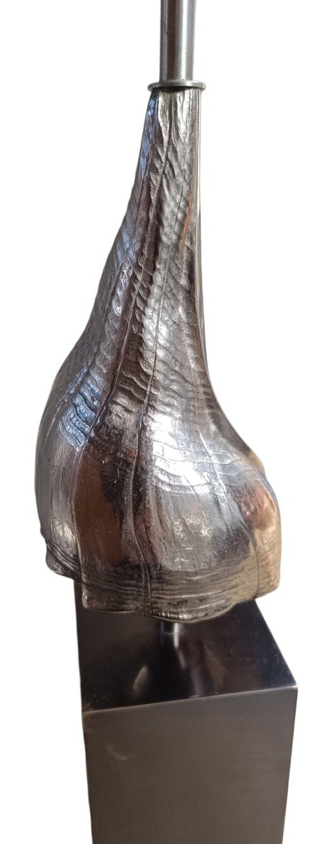 Maison Charles Bronze Seashell Lamp -photo-2