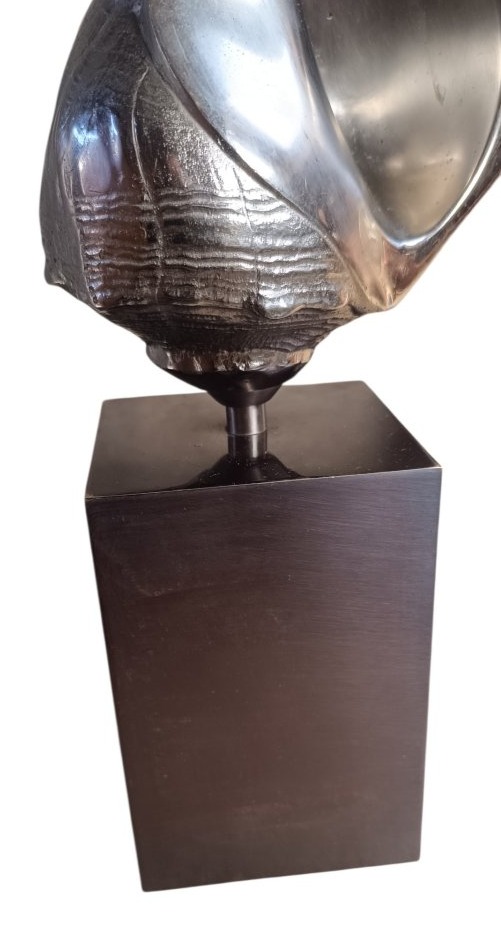 Maison Charles Bronze Seashell Lamp -photo-3